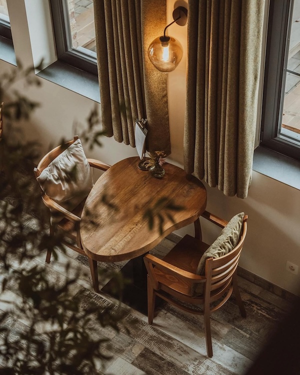 Blick auf das Cafe Letable 67 von Innen